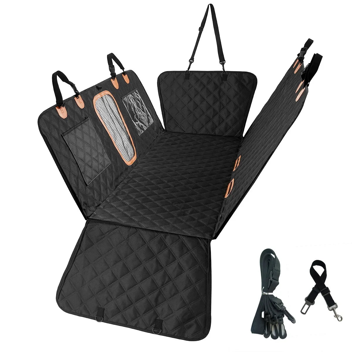 Car Dog Cushion Pet Car Rear Seat Cover Car Pet Seat Cushion Waterproof and Dirt-resistant
