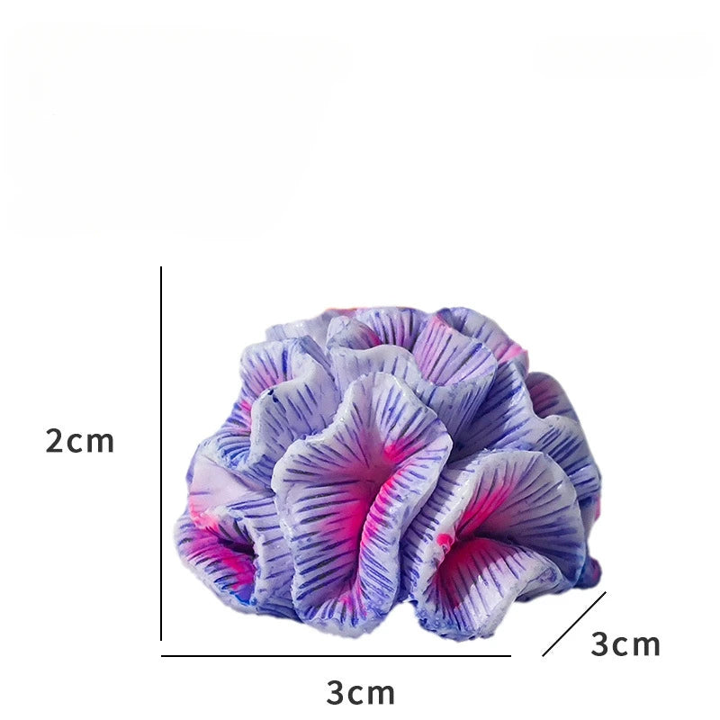 Artificial Coral Fish Tank Decoration Starfish Resin Reef Landscape Aquarium Decoration Accessories Craft Tabletop Ornaments