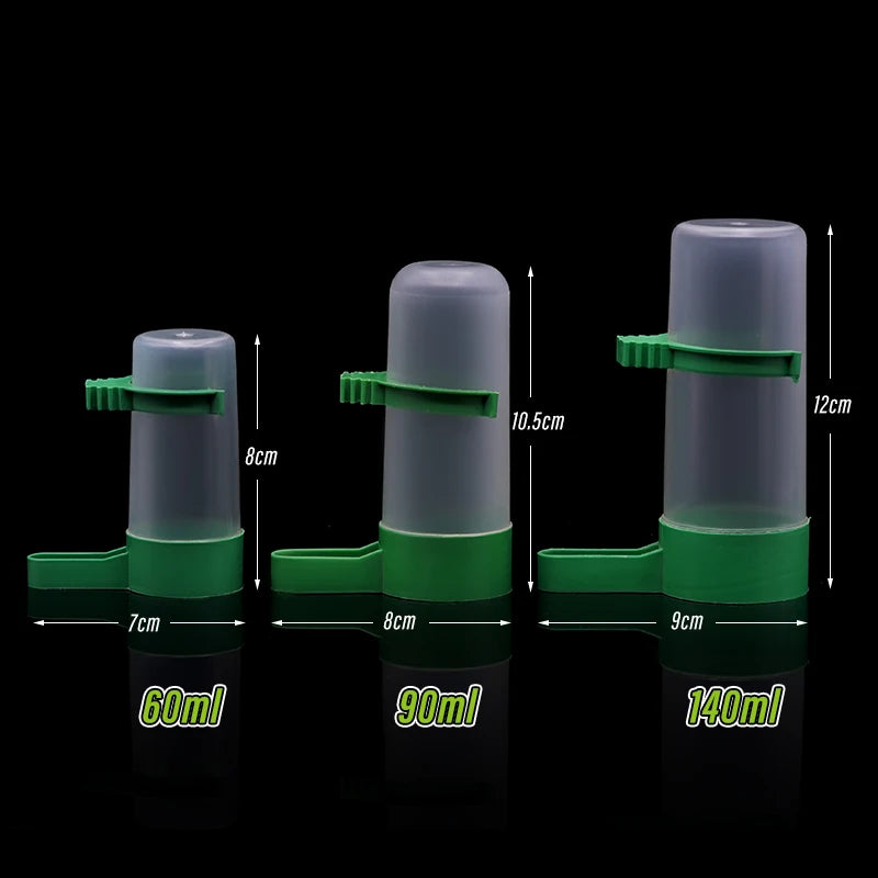 1Pcs Pet Bird Parrot Automatic Drinker Cups Feeder Bottle Bird Cage Parrot Feeding Tool Automatic Feeder Bowls And Drinkers