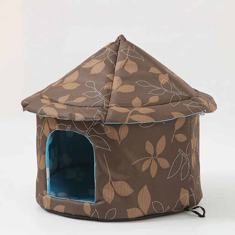 cold cat kennel, dog kennel, oxford cloth, detachable and washable cattery, cat kennel, pet house