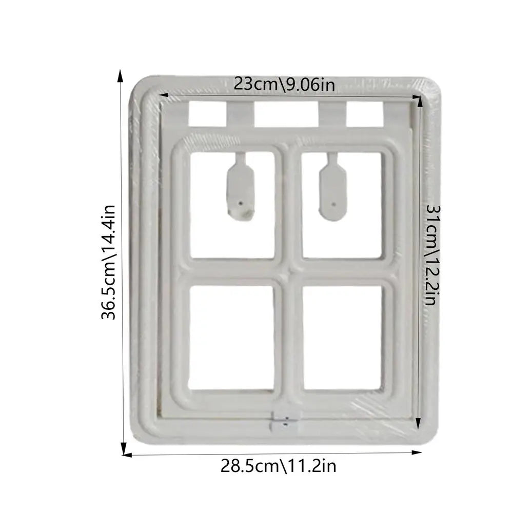 Magnetic Pet Door Magnetic Closure Doggy Door For Wall Easy Setup Pet Door Pet Supplies Pet Safe Doggie Door For Dog Cat Kitten