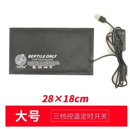 Reptile USB Heating Pad Climbing Pet Adjustable Temperature Timing Switch Constant Temperature Pet Palace Heating Pad