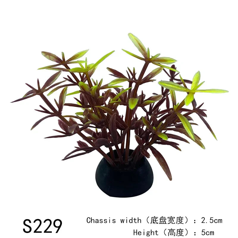 Artificial Plants Aquarium Decor Simulation Water Weeds Ornament Plant Fish Tank Landscaping Aquarium Grass Fish Tank Decoration