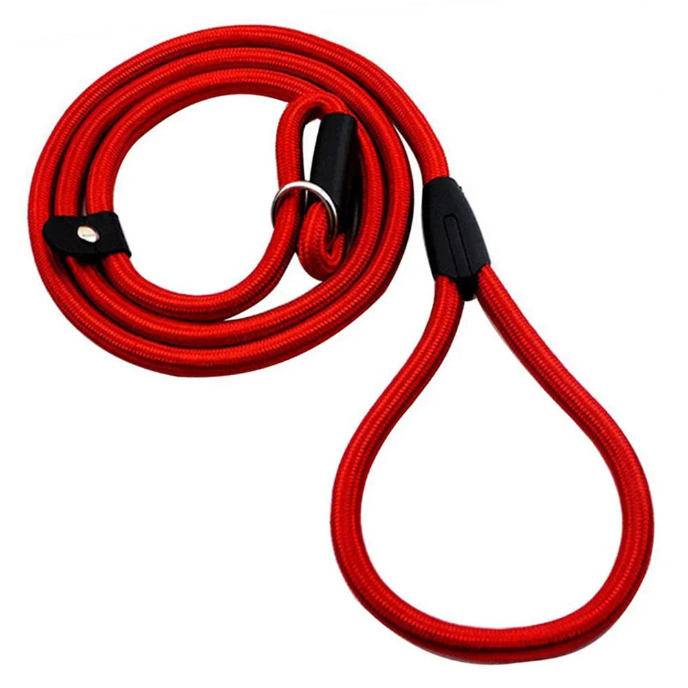 Dog Leash Slip Chains Collar Leads Strong Heavy Duty Nylon Rope No Pull Pet Training Leash for Small Dogs Puppy Traction Rope