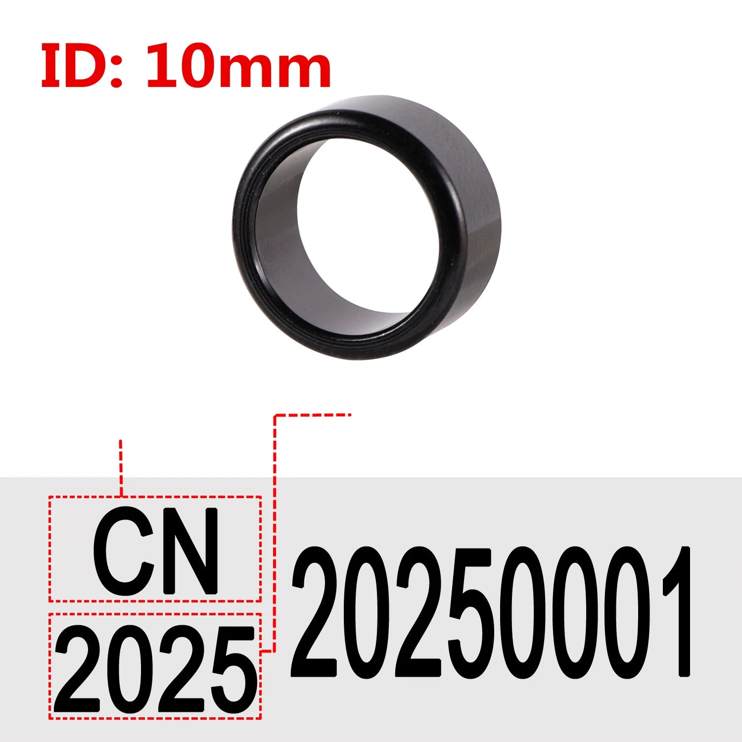 Customize Inner Diameter 8mm/10mm Aluminum Pigeon Foot Ring  Print ''Country Code + Year + Serial Number" Bird Foot Ring 30 Pcs