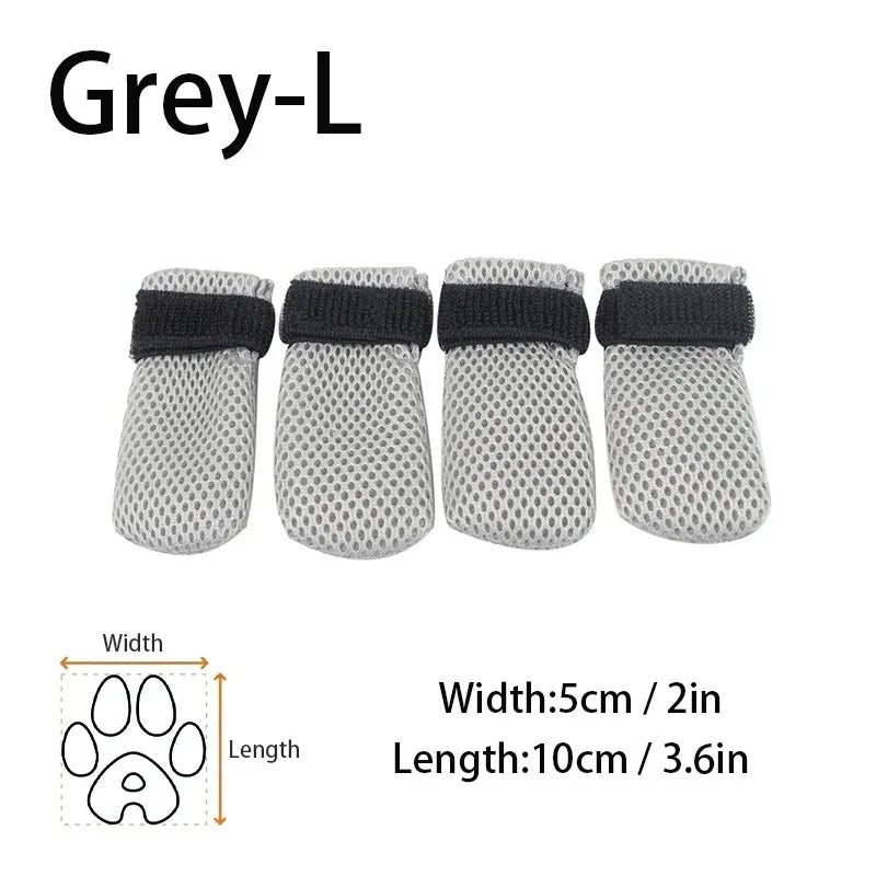4 Pcs Cat Socks Anti-Scratch Anti Skid Protective Cats Shoes Elastic Soft Fabric Non-Slip Kitten Foot Cover Pet Supplies