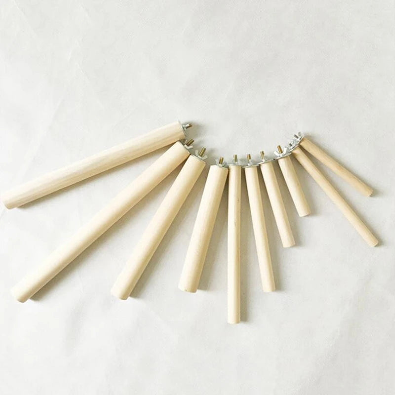 Parrot Pet Raw Standing Stick Wood Hanging Stand Rack Toy Sticksstand Parakeet Branch Perches For Bird Cage Bar Pet Supplies