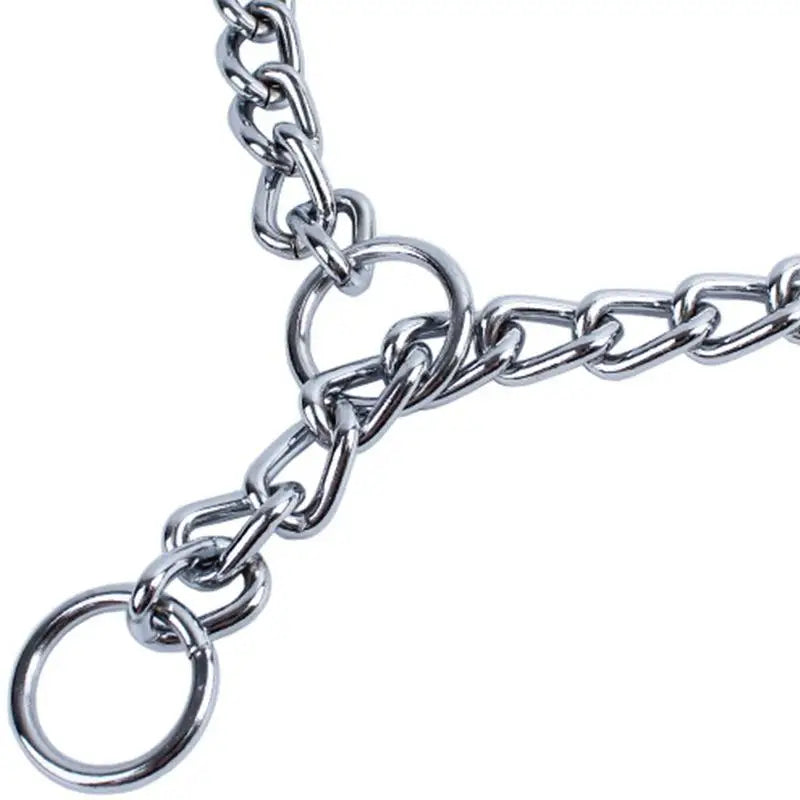 4 Size Stainless Steel Slip Chain Collar for Dog Adjustable Pet Accessories Dog Collar for Small Medium Large Dog Collar