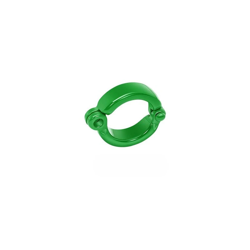 New 4-15mm Parrot Foot Rings Metal Pet Bird Leg Rings Outdoor Fly Training Activity Anti-Lost Opening Clip Leash Accessories