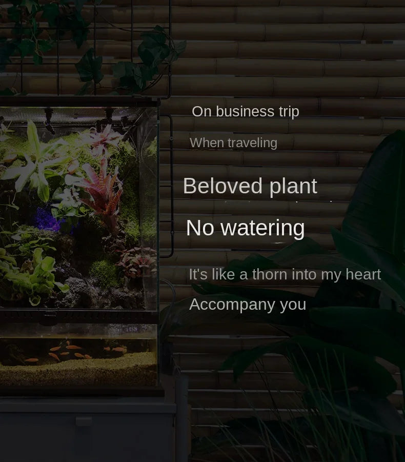 Intelligent Automatic Reptile Fogger Touch Screen Sprinkler Control Electronic Humidifier Timer Mist Rainforest Spray System Set