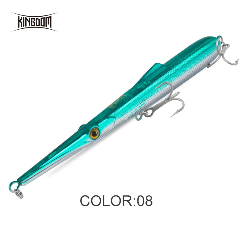 Kingdom Fishing Lures 11g 13g 30g 40g 205mm 130mm Long Casting Needle Pencil Artificial Stickbaits Sinking Floating Fishing Lure