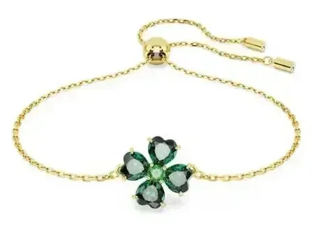New Hot Sale Idylia Crystal Pearl Heart-shaped Lucky Grass Set; Elegant and Noble Cat Accessories as a Gift