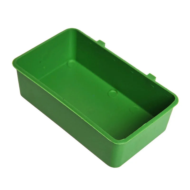 1pc Bird Water Bath Tub Pet Bird Bowl Parrots Parakeet Birdbath Cage Hanging Small Parrot Cage Pet Bird Cage Accessories