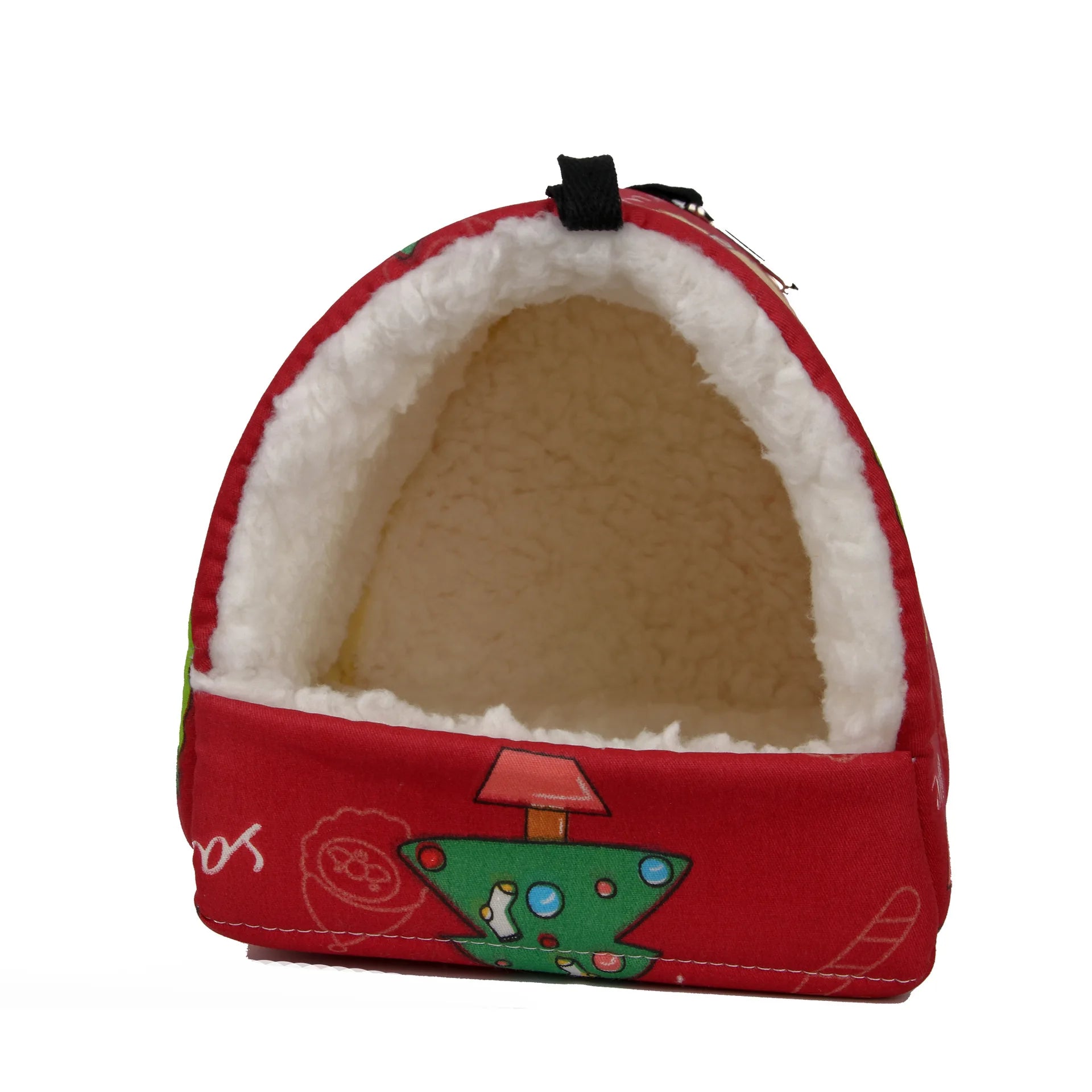 Hamster House Warm Soft Beds and Houses Rodent Cage Printed Hammock for Rats Cotton Guinea Pig Accessories Small Animals 햄스터