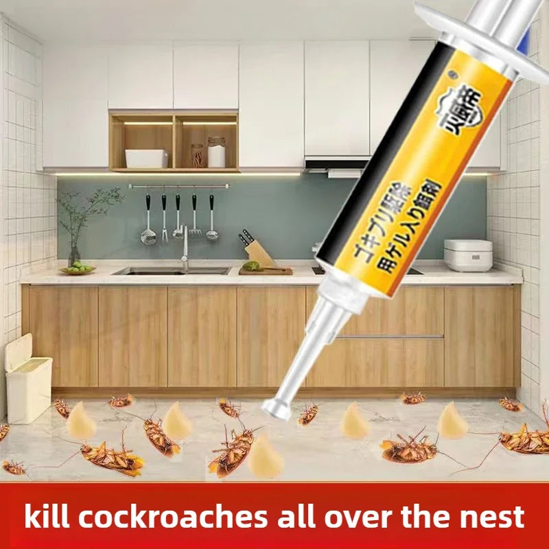Cockroach Killer Gel Bait effective against cockroaches Control  Powerful Trap Eliminate Roach Bait Kitchen indoor