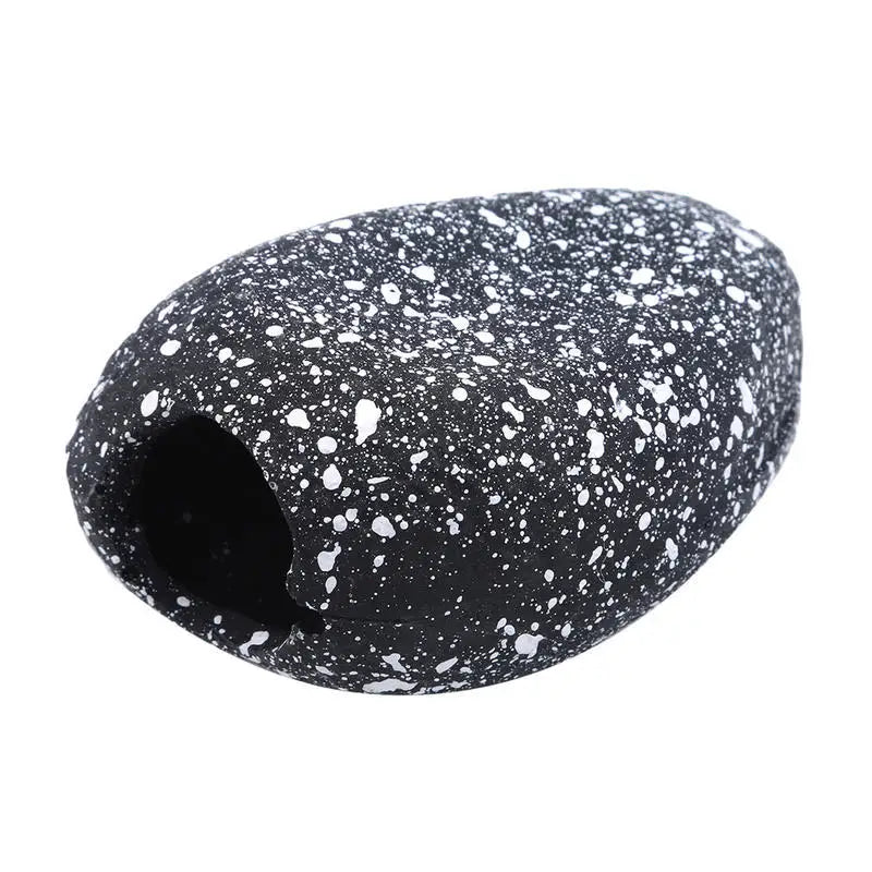 Small Aquarium Rock Secenery Ornament Stone Holes Decorations Shrimp Cave Hideout Fish Tank Home Decor Supplies