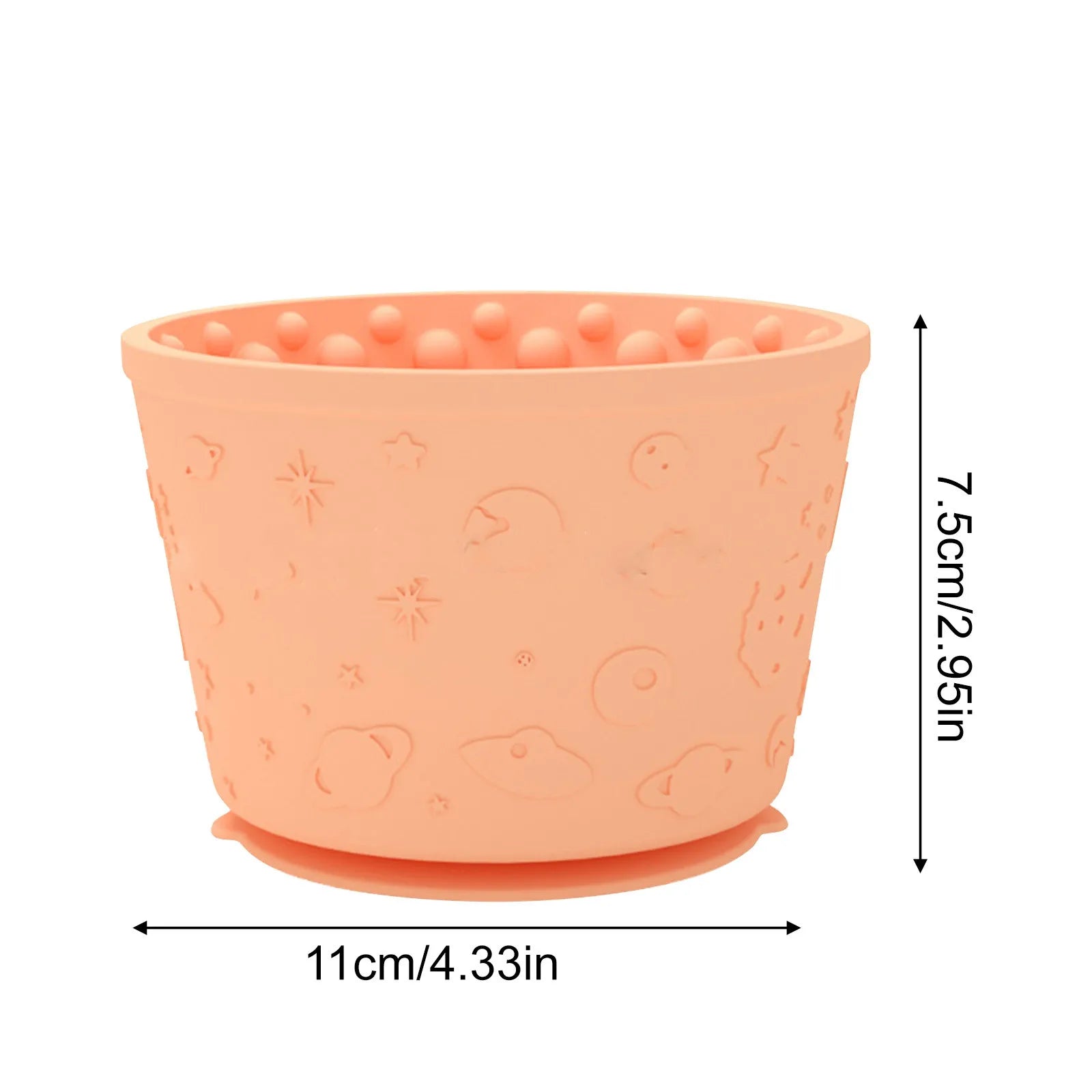 Dog Lick Bowl, Anxiety Relief Dog Licking Mat Freezer Treat Dispenser, Non-Slip Anti-Choking Silicone Slow Feeder Bowl for Dogs
