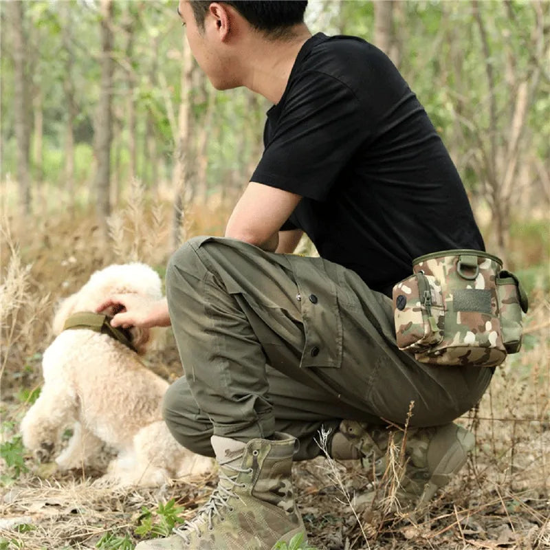 Portable Dog Treat Bag Outdoor Dog Treat Pouch For Training Feeding Bag Pet Trainer Waist Bag Dog Supplies
