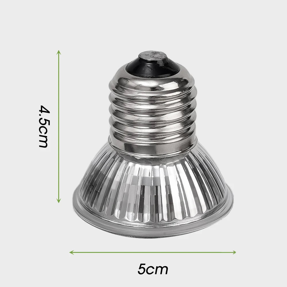 5/1PCS UVB Reptile Heating Lamp Bulb Turtle Basking Promoting Pet Growth Lamp High Quality Sunlamp for Amphibians 25/50/75W