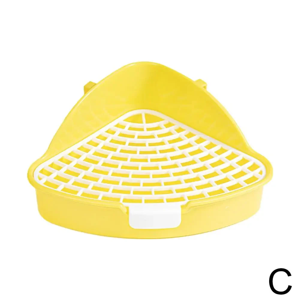 Rabbit Litter Tray Toilet Animal Potty Trainer Bunnies Corner Toilet Box For Ferret Hamster Dragon Guinea Pig Toilet Bo E9f4