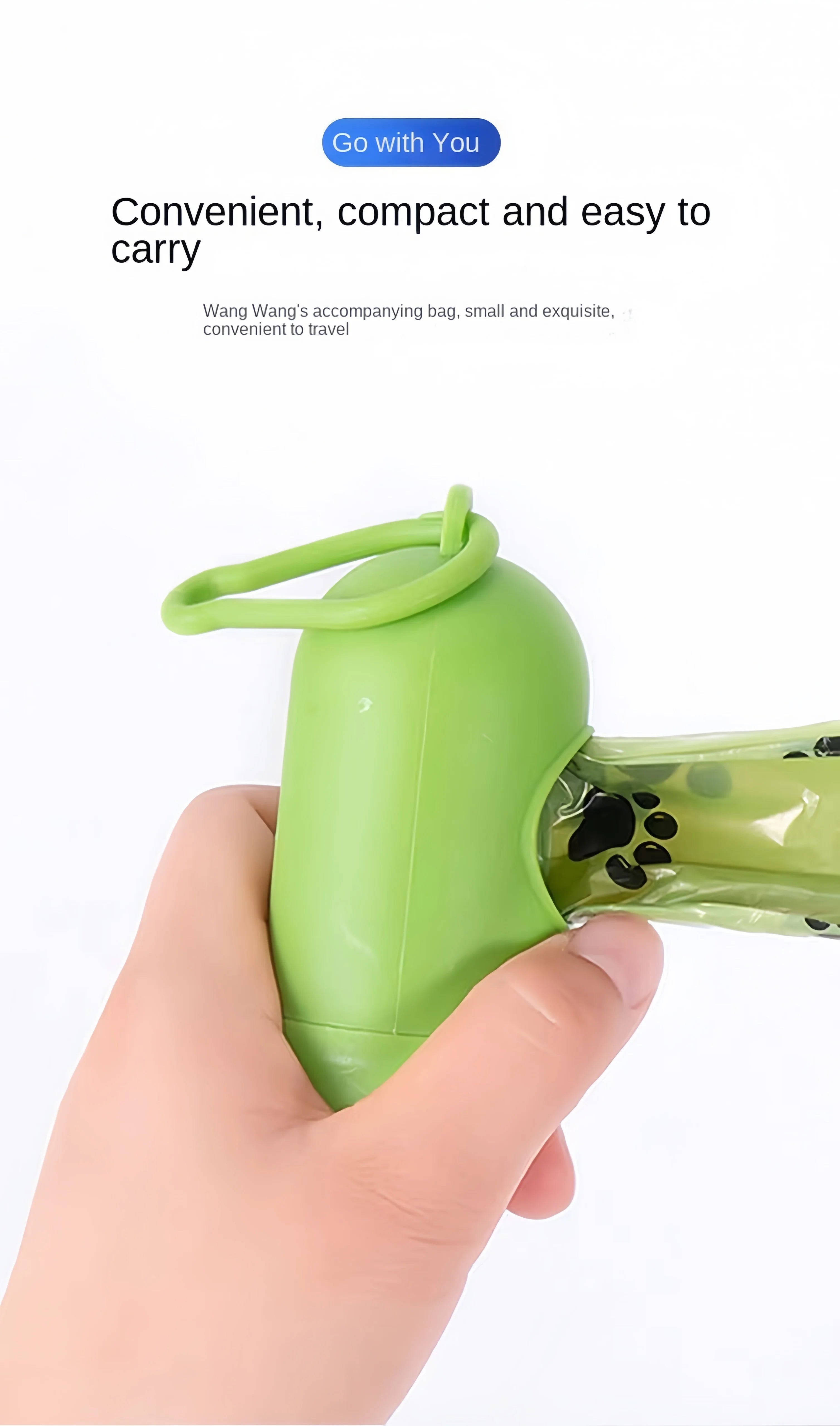 EPI Intensification Biodegradable Pet Garbage Bag Dog Poop Bags Dog Poop Bag Dispenser Dog Cleaning Supplies Dog