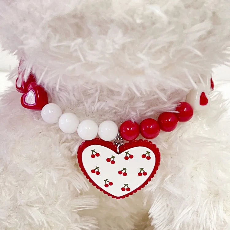 Cute Japanese Style Pet Collar Cat Dog Necklace Kawaii Adjustable Puppy Kitten Choker, Fashion Pet Accessories for Dogs &Cats