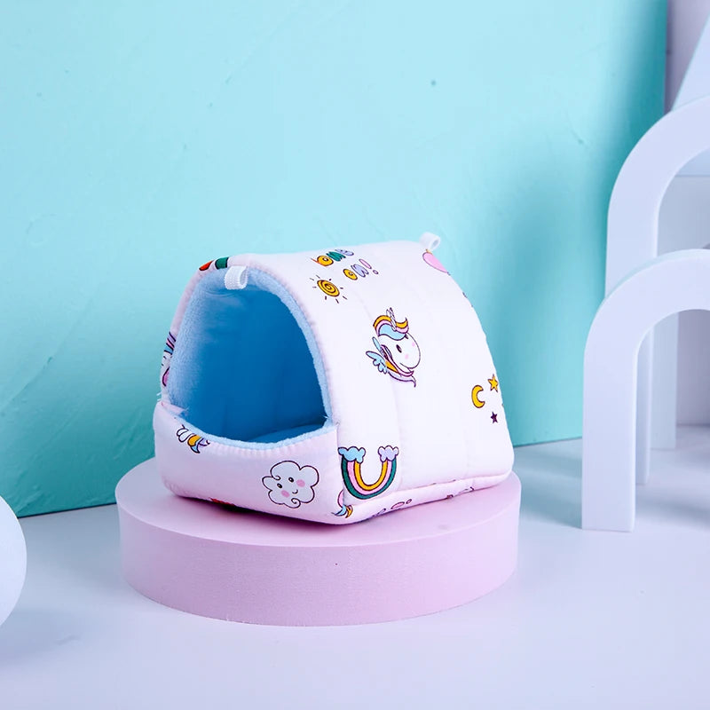 Rodent Hammock Guinea Pig Bed Hamster Bed Rodents Ferret Hammock Guinea Pig Accessories Chinchilla House Pet Guinea Pig Goods