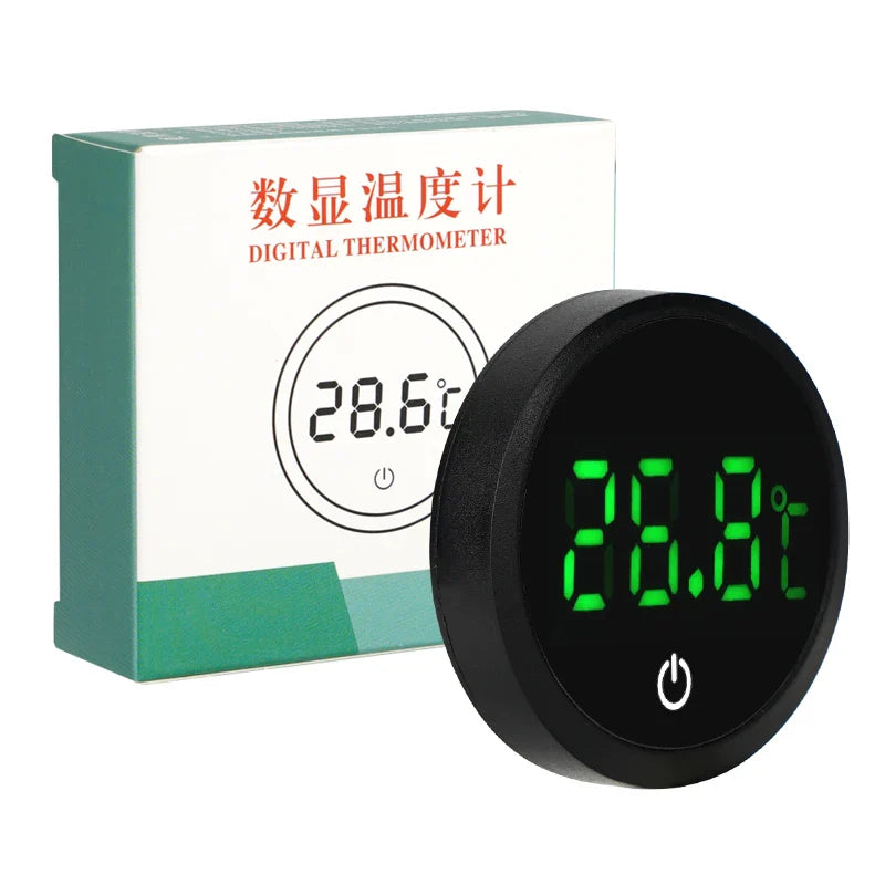 8 Styles Cordless Aquarium Thermometer Lcd Digital External Thermometer Glass Thermometer Fish Tank Mini Suction Cup Thermometer