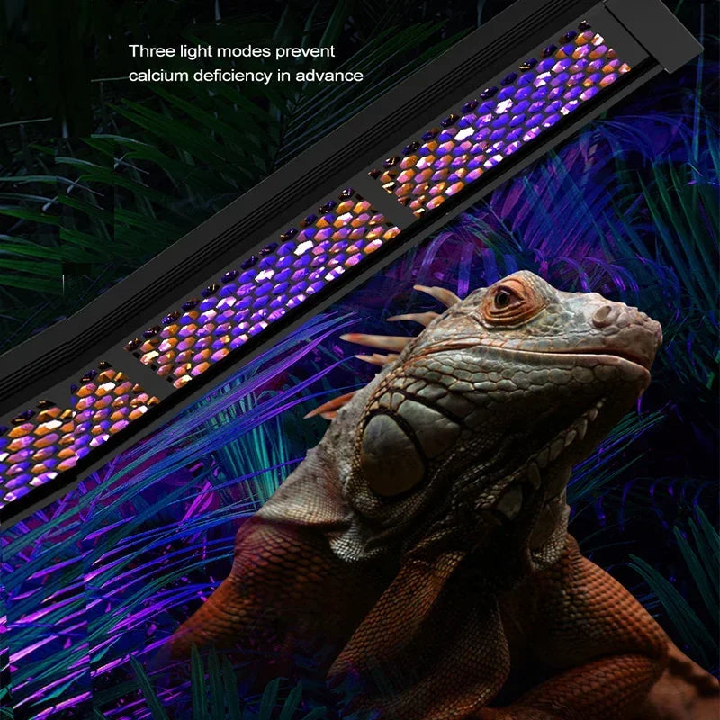 UVA+UVB Reptile Full Spectrum LED Light Turtle Lizard Snake Sunbathe Heat Lamp 4W/8W/12W Reptiles Calcium Supplement Lights Tube