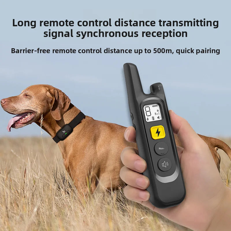 Remote control dog training device dog anti-barking electric shock collar large dog training electric circle small dog barking s