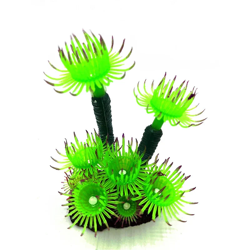Artificial Underwater Coral Aquarium Fish Tank Simulation Decoration Aquarium Backgrounds Plants Water Flower Beautiful New