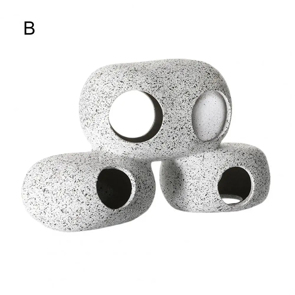 Compact Fish Tank Ornament Pollution-free Stones Toys Fish Tank Shelter House  Rock House Aquarium Shelter Fish Supplies