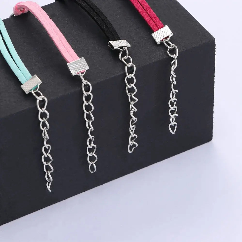 Colorful 18cm Cute Cat Accessories Heart Pendant Puppy Collar Cat Puppy Necklace Necklace Pet Products