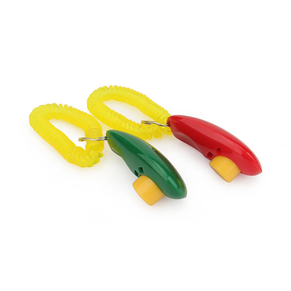 Pet Clicker Toys Dog Tranining Clicker Obedience Key Chain Accessories Cat Training Trainer