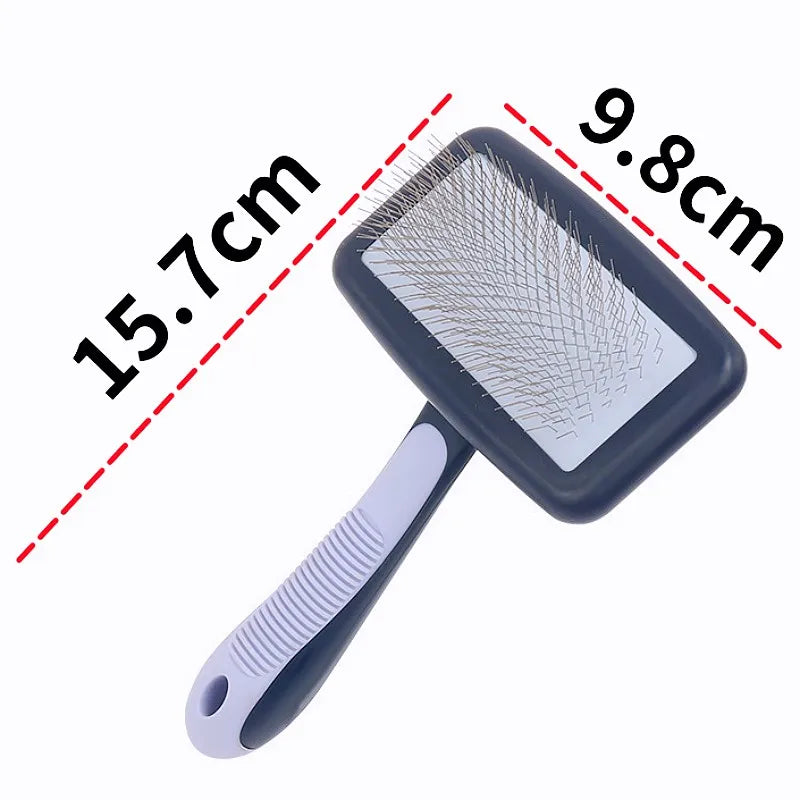 Dog Comb Dog Grooming Brush Massage Cat Brush Pet Hair Remover Stainless Steel Combs for Dogs Hair Knot Opening Pets Accessories