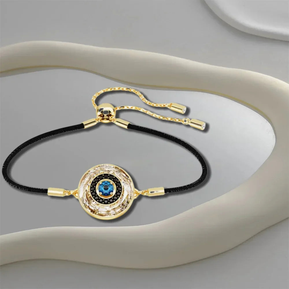 New Sublima Round Devil's Eye Gold Plated Bracelet cat Women's Personalized Simple Gift