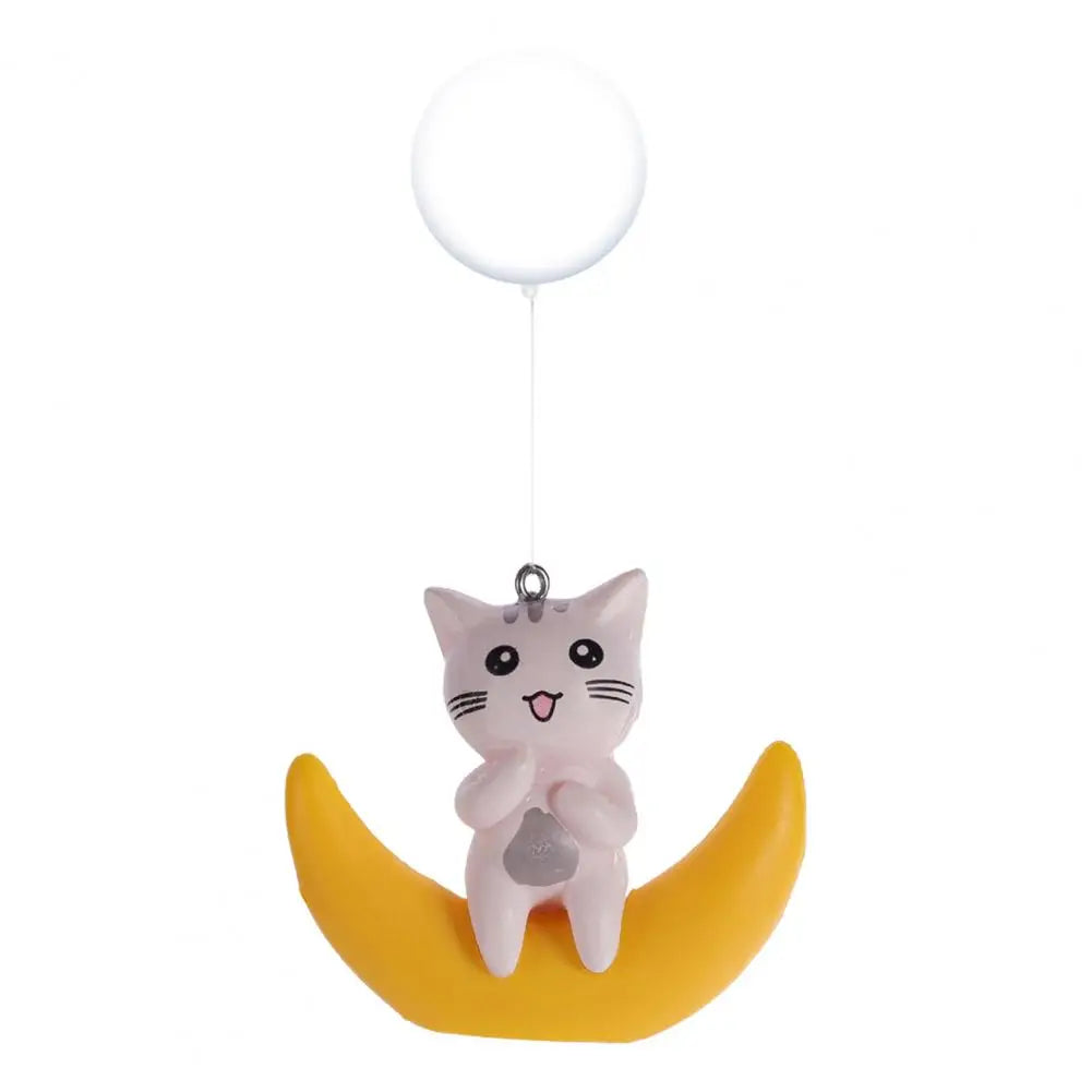 Eco-friendly Rabbit Cat Moon Float Figurines Mini Fish Tank Decorations Aquarium Accessories Mini Aquarium Floating Decor