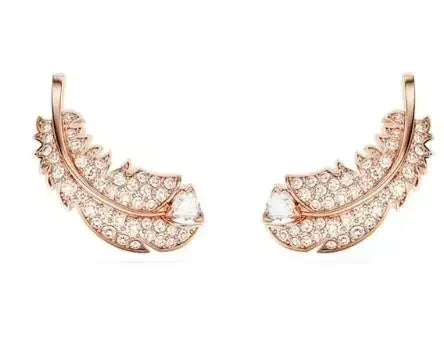 New Hot Sale Idylia Crystal Pearl Heart-shaped Lucky Grass Set; Elegant and Noble Cat Accessories as a Gift