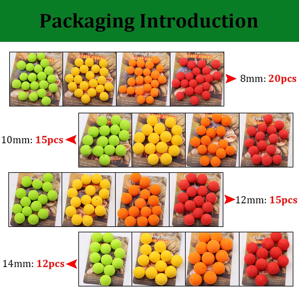 Carp Fishing Bait Pop Up Boilie For Hair Rig Fishing Accessories Floating Carp Rig Method Feeder Fishing Tackle Buoyancy Lures