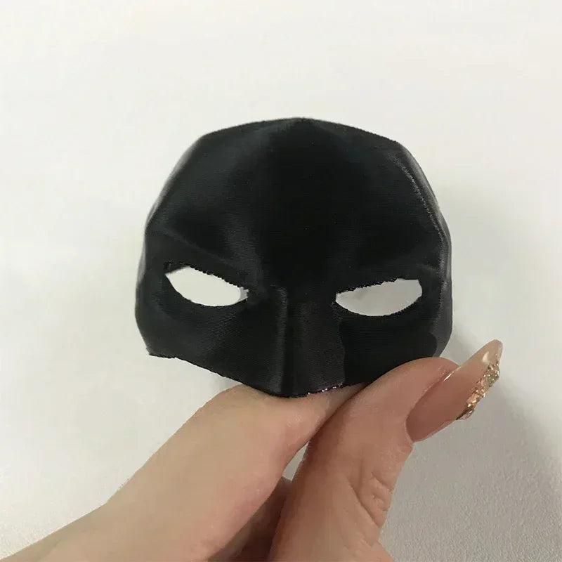Cat Face Cushion Bat Cosplay Hat Spooky Halloween Atmosphere Prop Plastic Black Make-up Half Mask Party