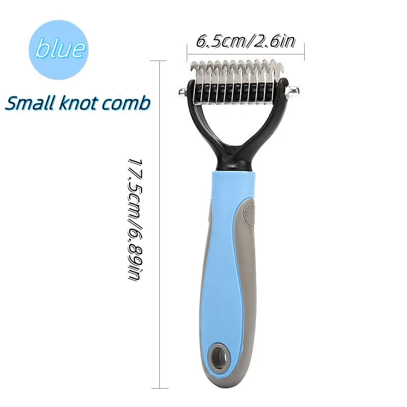 Pet Knotting Comb Dog Hair Removal Comb Beauty Comb Double sided Universal Stainless Steel Massage Comb Cat and Dog Hair