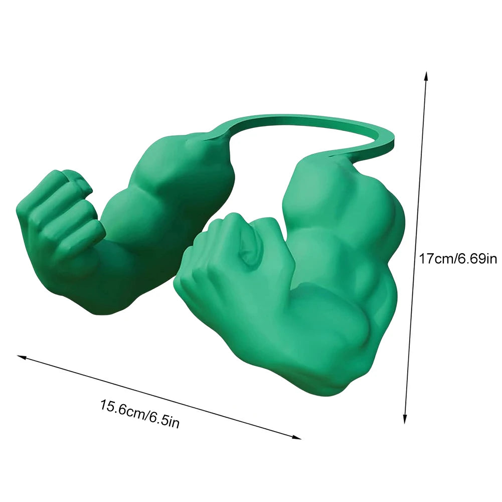3D Printed Cat Muscle Arm Halloween Cat Costume Adjustable Cat Neck Arm with Muscle Lightweight Funny Pet Cosplay Accessories