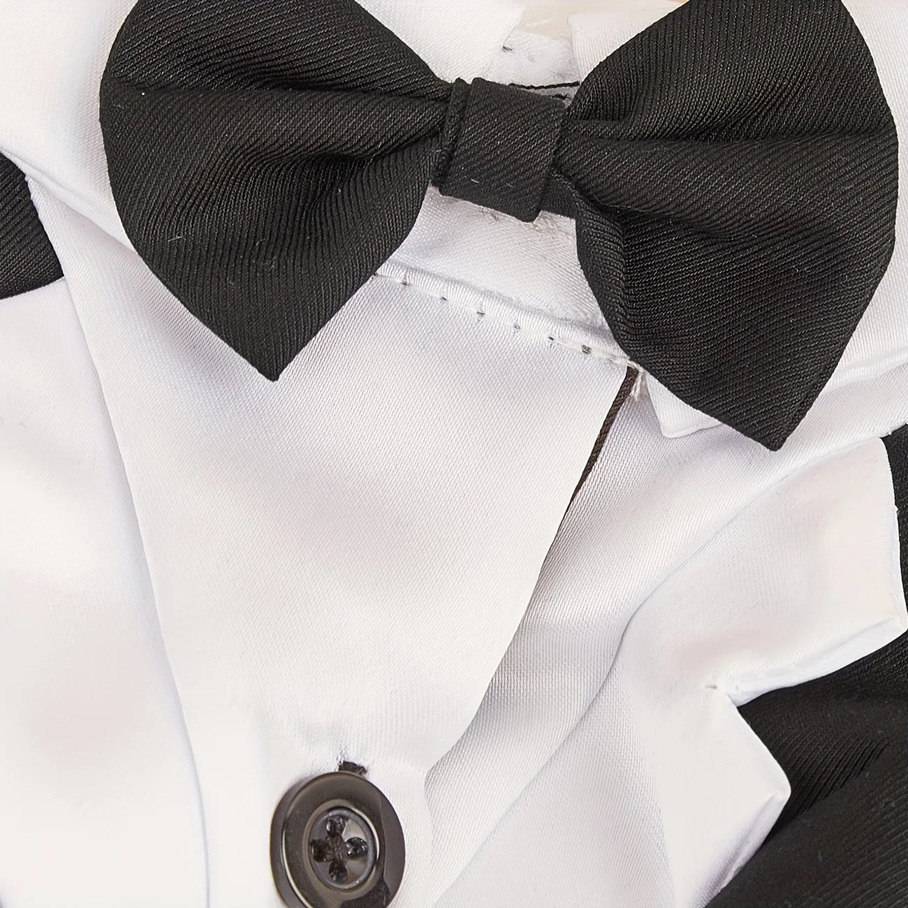 Pet Shirt Small Dog Clothes Wedding Formal Suit With Bow Tie Costume
