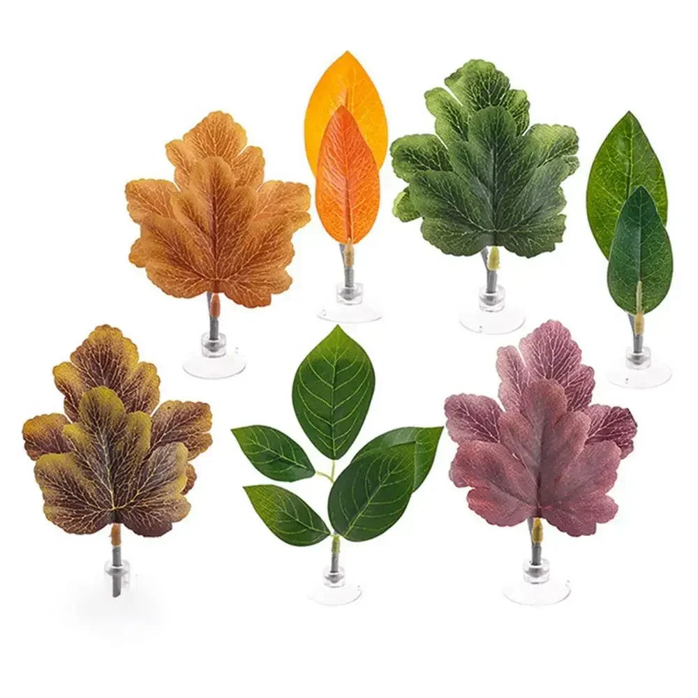 Beta Leaf Bed Artificial Fish Resting Leaf Fake Aquarium Plant Fish Tank Landscaping Leaf  Floating rest Bed Leaves Hammock