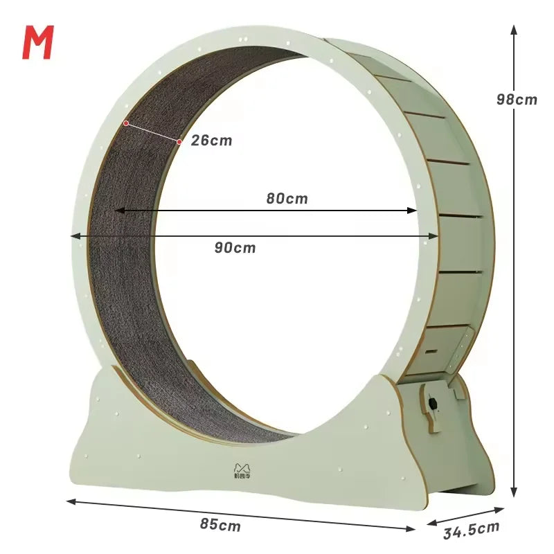 Pet Cat Running Wheel Pet Treadmill Exercise Lose Weight Walking Fitness Toy Silent Dog Cat Toys Interactive Cat Climbing Frame