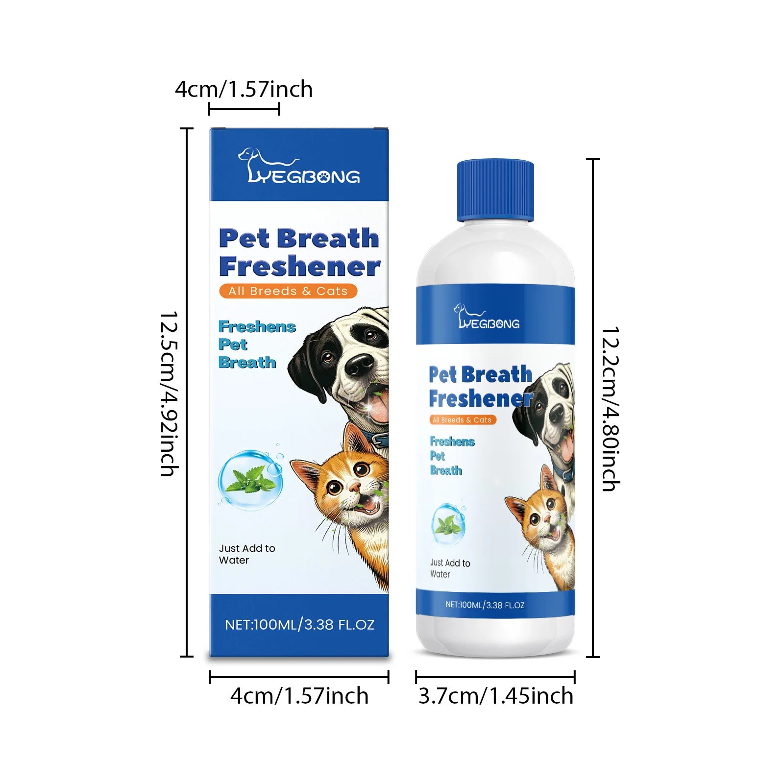 Dog Mouth Cleaning Liquid Tooth Stains Mouth Cleaning Tartar Removal Bad Breath Freshing Oral Deodorant Pet Teeth Cleaner Water