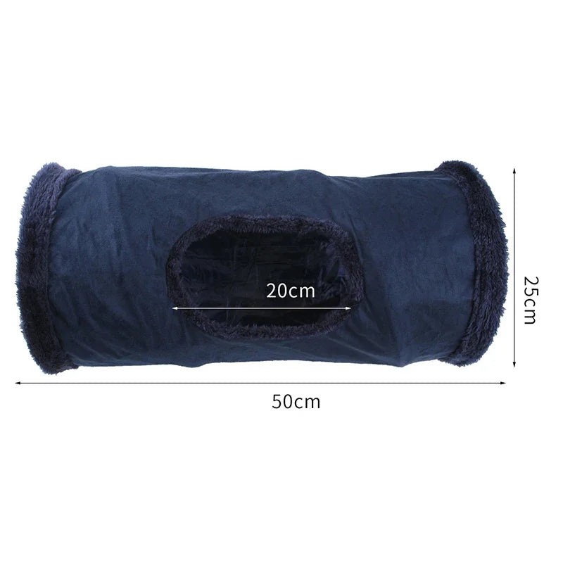 Collapsible Rainbow Cat Tunnel Pet Tube Play Toy Indoor Outdoor Kitty Puppy Toys for Puzzle Exercising Hiding Training Cat Toys