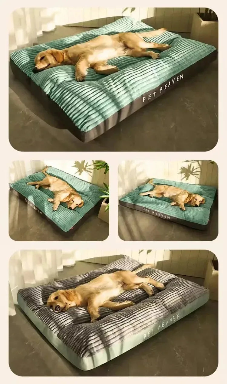 Big Dog Mat Corduroy Pad for Medium Large Dogs Oversize Pet Sleeping Bed Big Thicken Dog Sofa Removable Washable Pet Supplies