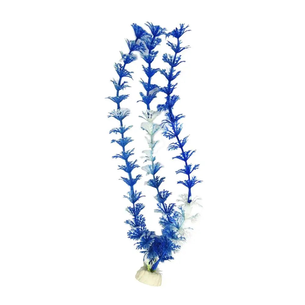 Aquarium Simulation Plant Aquatic Fish Tank Plants Plastic Artificial Water Grass Fish Tank Decoration Accessories(About 30cm)어항