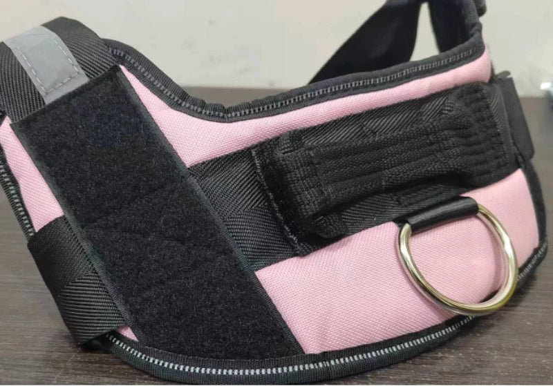 Dog collar Harness ID Custom Patch,Reflective Breathable No Pull Vest For Small Bag Dog，Dog Harness for puppy,Walk Dog Supplies